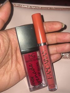 Matte Lipstick - Used Once It’s A Combo Of Two