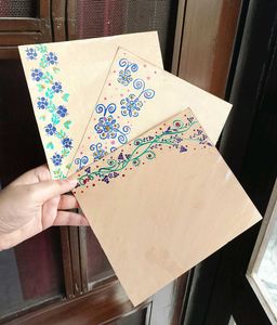 Hand-painted Vintage Sheets for Crafts