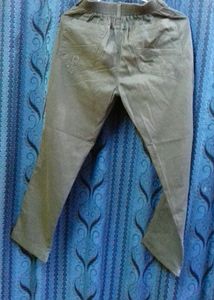 Black Ash Cotton Jeans Pant .