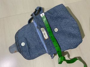 Premium Buckled Denim Shoulder/ Sling Bag