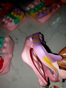 Pop-It Unicorn Coin Purse pake of 4 combo