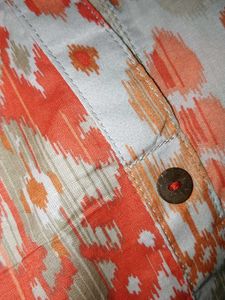Avaasa Sunset Ikat Charm Kurta ✨🧡