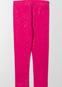 Sparkly Pink Leggings for Girls