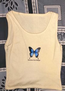 Cute Butterfly Graphic Tank Top