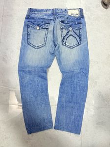 Buckaroo Distressed Blue Denim Jeans