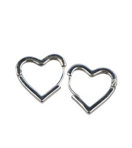 Heart Hoop Earrings