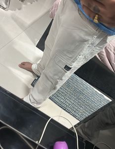Men's White Cargo Pants