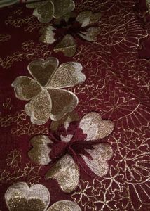 Maroon Kurta Set with Floral Embroidery