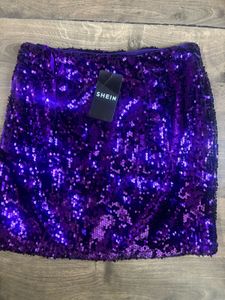 Shein Sequin Mini Skirt