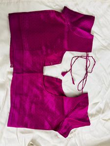 Designer Saree With Stitched Blouse