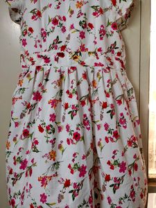 White Floral Dress