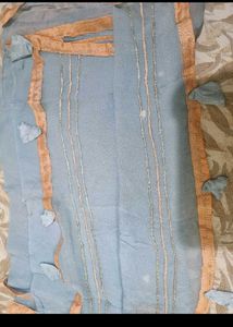 Beautiful Blue Kurta Set with Dupatta