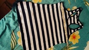 Striped Racerback Tank Top