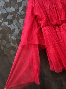 Women's Ruffled Tulle Dress