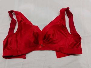 Elegant Red Bra