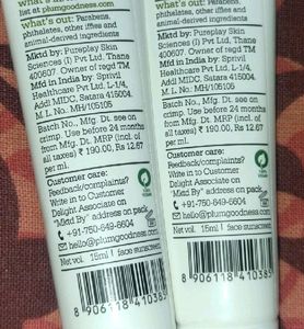 Plum green Tea Sunscreen Gel+Bodywash