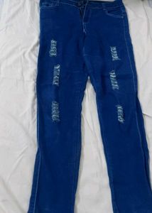 Blue Ripped Jeans