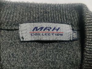 Grey V-Neck Pullover