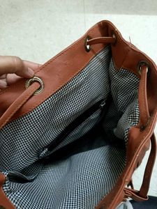 Brown Backpack