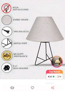 Warm Yellow Metal Solid High Quality electric lamp