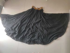 Black Embroidered Chaniya Choli