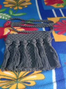 Handmade Macrame Crossbody Bag