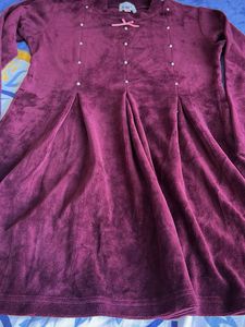 Girls' Velvet Dress