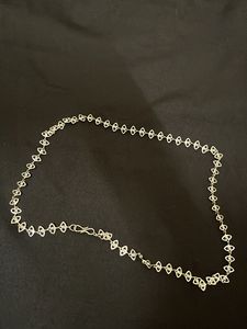 Elegant Silver-Tone Chain Necklace