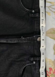 Black Ripped Denim Jeans