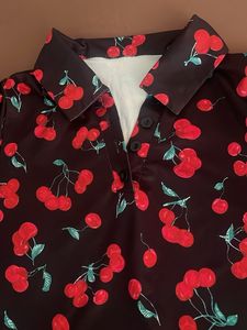 Cherry Print Mini Dress