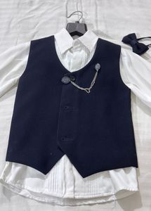 Boys fancy navy blue suit