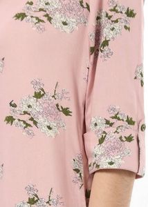 Pink Floral Print Kurta