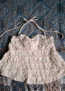Bow Halter Neck Top 🤍