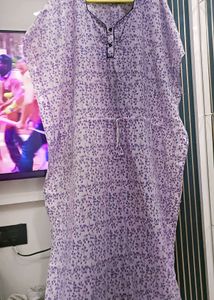 Comfortable Floral Print Nightgown