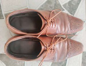 Brown Leather Formal Shoes