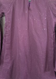 Elegant Purple Sparkly top