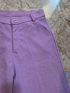 Lavender Wide Leg Trousers