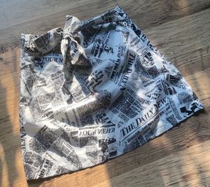 Unique Newspaper Print Skirt