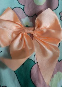 Satin Bow Hair Clips - Set of 2