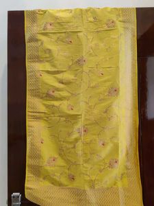 Pink &amp; Gold Brocade Fabric