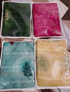 Assortment of 4 Bhel-Puri Sarees