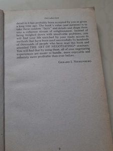 The Art of Negotiating by Gerard I. Nierenberg