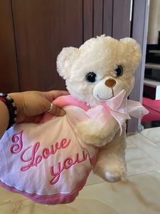 Cute Teddy Bear with "I Love You" Design
