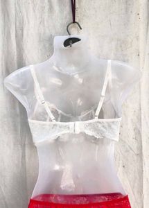 71209. Lace Detail White Bra