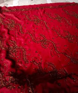 MAROON Designer SILK BLEND SAREE