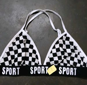 Checkerboard Sports Bra
