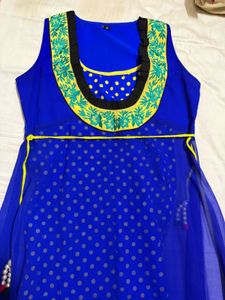 Blue Printed Kurta