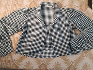 Chic Gingham Button-Up Top