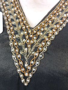 Beautiful Aari work Kurta Set with Dupatta