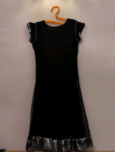 Sparkly Elegant Black Ethnic anarkali set